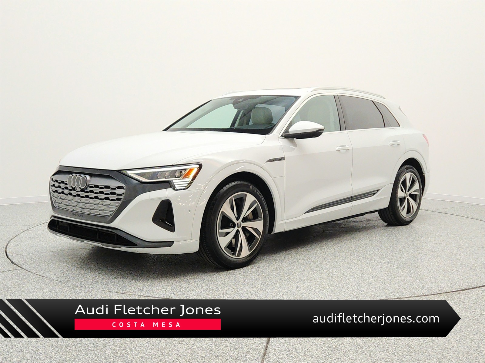 Glacier White Metallic 2024 Audi Q8 e-tron quattro Premium Plus AWD SUV / Crossover All-Wheel Drive 