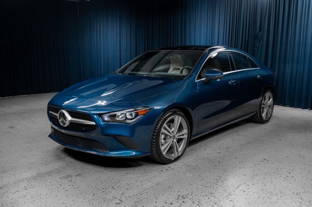 Denim Blue Metallic 2020 Mercedes-Benz CLA 250 FWD Coupe Front-Wheel Drive Automatic