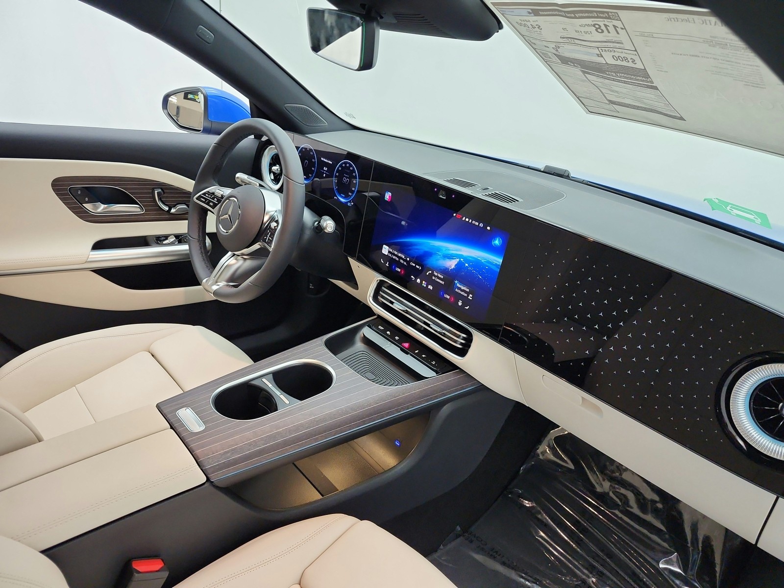 New 2027 Sky Blue Metallic Mercedes-Benz CLA 350 Electric 4MATIC® image 14