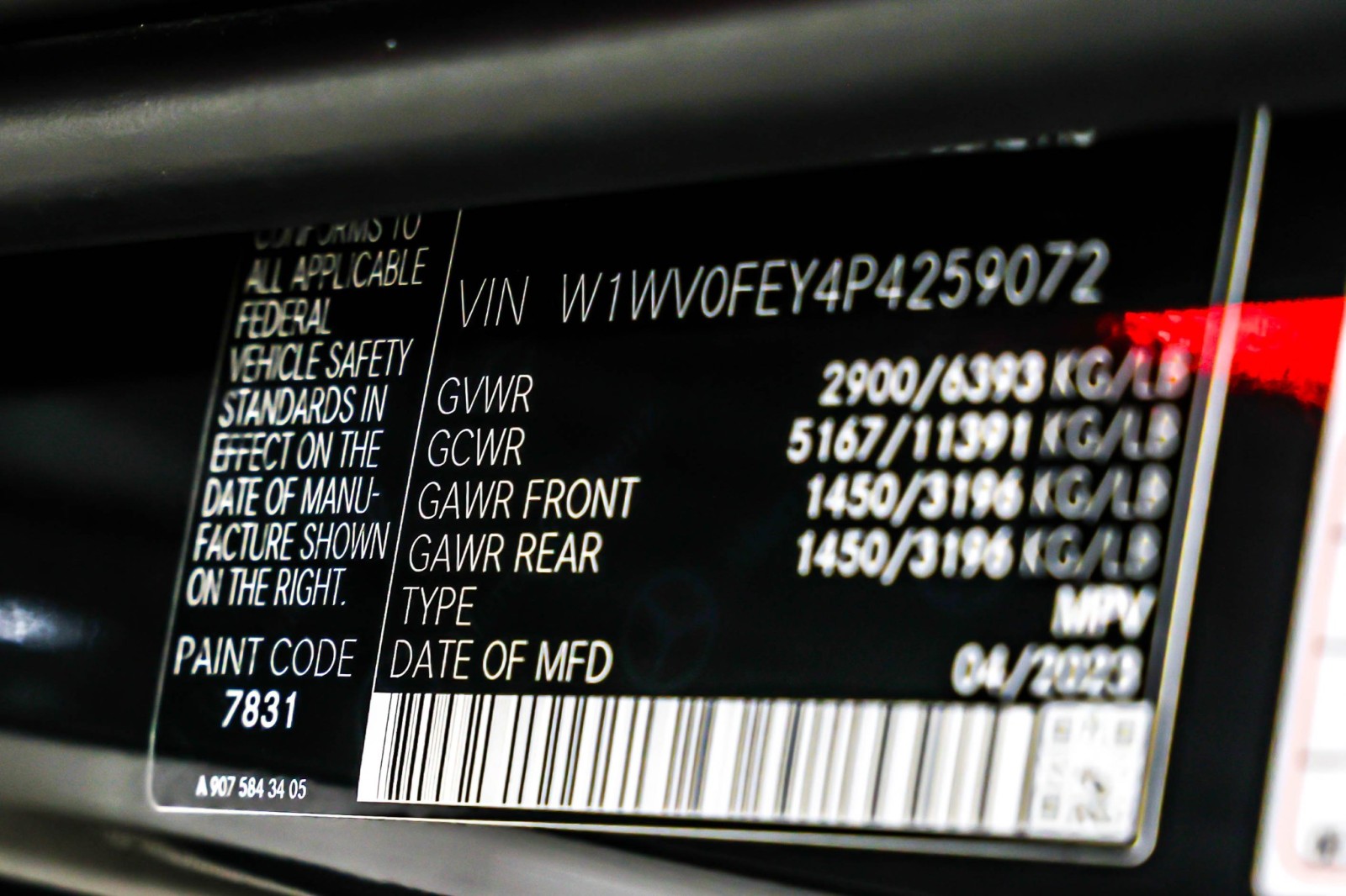 Used 2023 Graphite Grey Metallic Mercedes-Benz Standard Roof 126 Wheelbase image 25