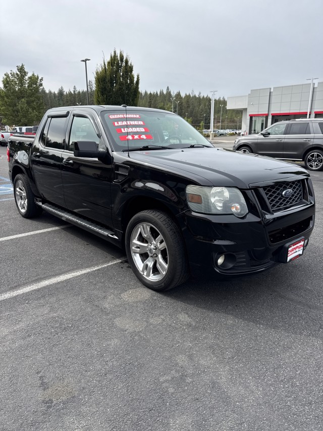 Black 2010 Ford Explorer Sport Trac Pickup Truck All-Wheel Drive Automatic