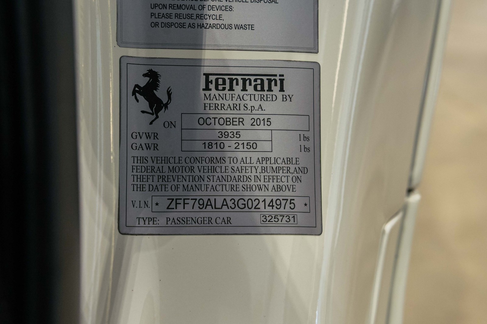 Used Car 2016 Ferrari 488 Gtb  For Sale Under $260,000 In Boerne, Texas