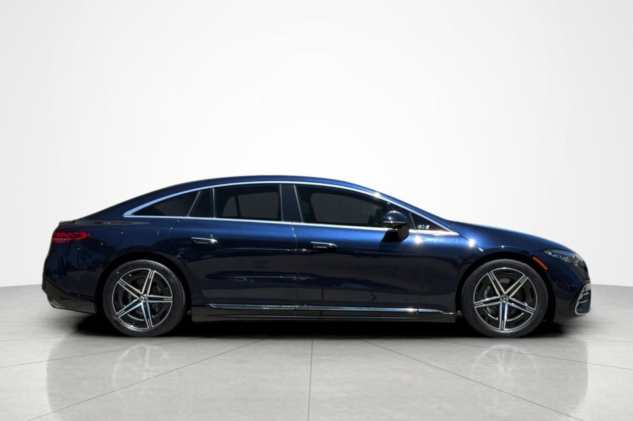 Certified Used 2024 Nautical Blue Metallic Mercedes-Benz EQS 450 image 6