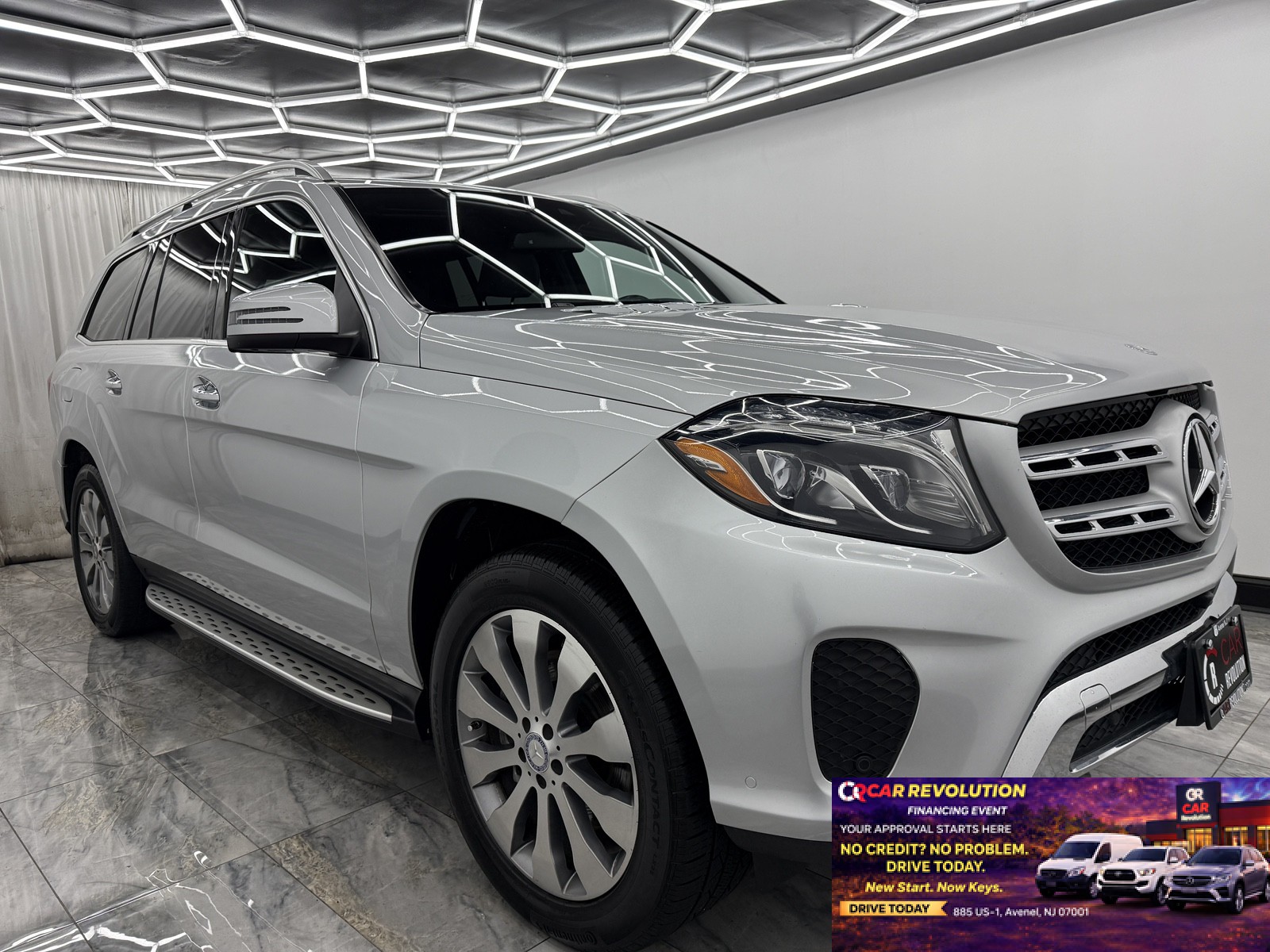 Iridium Silver Metallic 2017 Mercedes-Benz GLS 450 4MATIC SUV / Crossover All-Wheel Drive Automatic