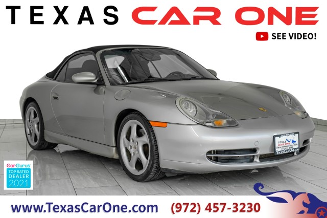 Arctic Silver Metallic 2001 Porsche 911 Convertible Rear-Wheel Drive Automatic