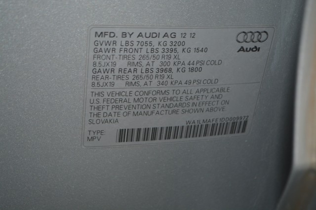 Used 2013 Audi Q7 3.0L TDI Premium Plus SUV for sale in Geneva NY