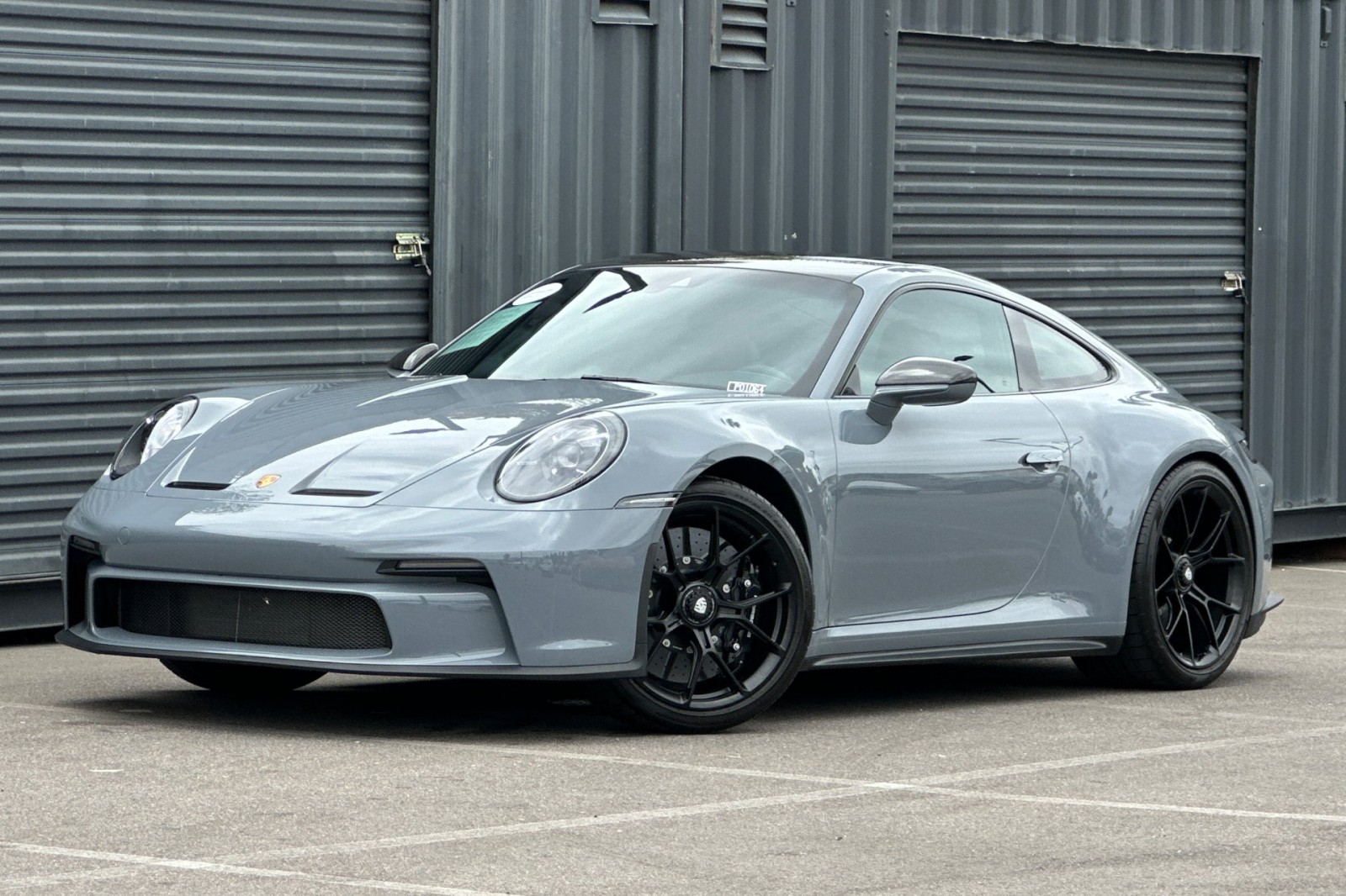 Gray (Arctic Grey) 2024 Porsche 911 Coupe Rear-Wheel Drive Automatic