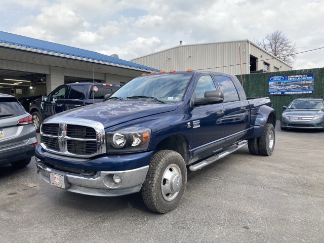 Blue 2008 Dodge RAM 3500 SXT Mega Cab DRW 4WD Pickup Truck Four-Wheel Drive Automatic