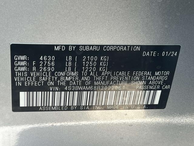 2024 Subaru Legacy Limited 15