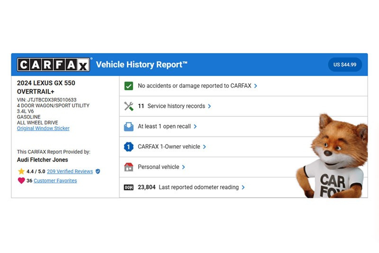 Used 2024 Eminent White Pearl Lexus GX 550 Overtrail+ image 2