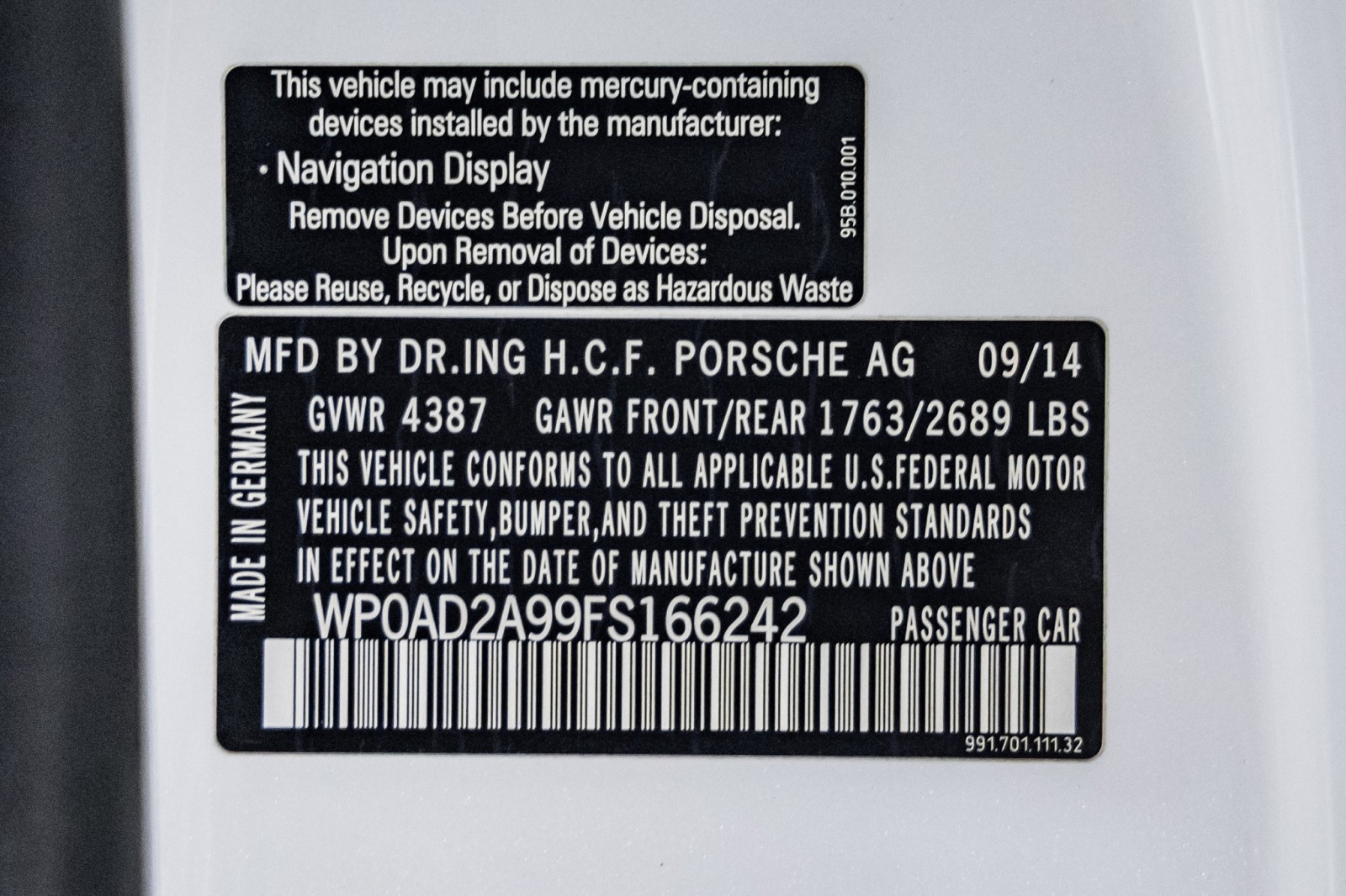 Used Car 2015 Porsche 911  Turbo S For Sale Under $140,000 In Boerne, Texas