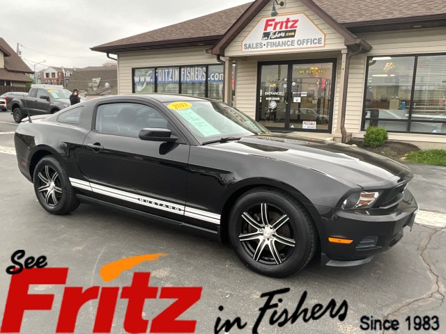 Black 2011 Ford Mustang V6 Coupe RWD Coupe Rear-Wheel Drive Automatic