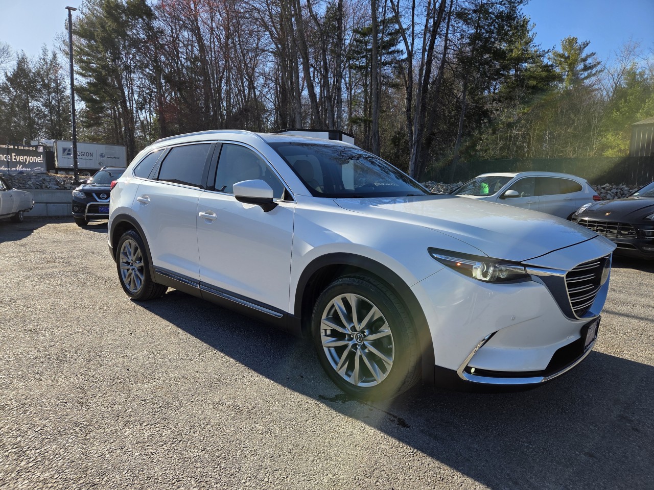 White 2018 Mazda CX-9 Grand Touring AWD SUV / Crossover All-Wheel Drive Automatic