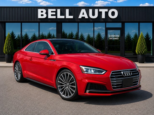 Red 2018 Audi A5 Coupe All-Wheel Drive Automatic
