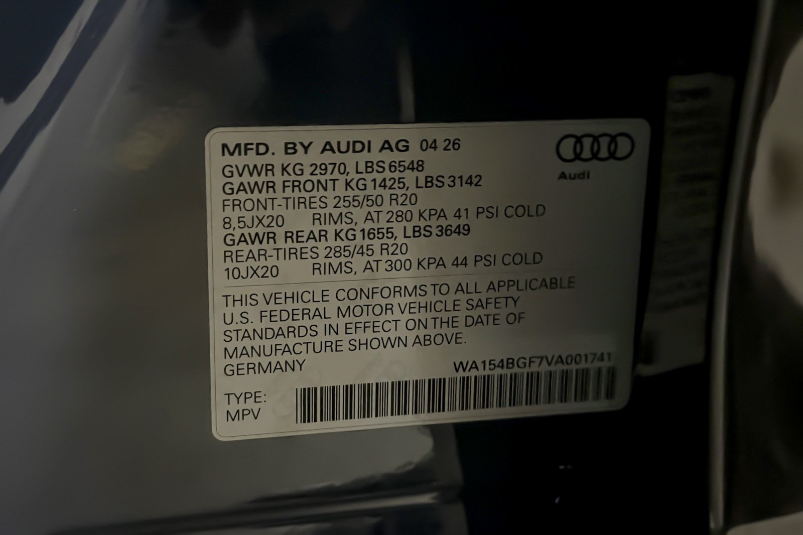 New 2027 Plasma Blue Metallic Audi Premium Plus quattro image 27