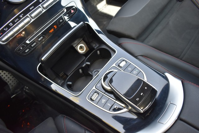 2018 Mercedes-Benz C-Class AMG AWD Leather Burmester Sound Moonroof Heated Front Seats Keyless Start Bluetooth Blind Spot 23