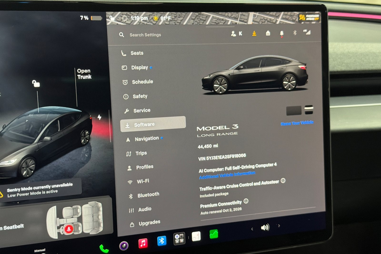 Used 2025 GREY Tesla Long Range RWD image 26