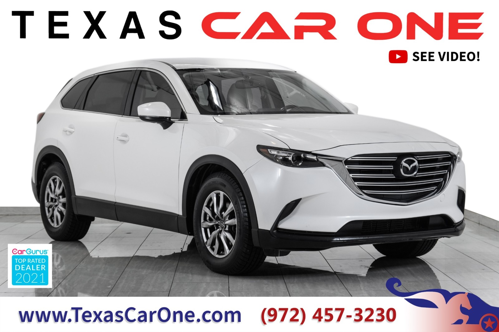 2016 Mazda CX-9 TOURING BLIND SPOT ASSIT LEATHER HEATED SEATS REAR 1