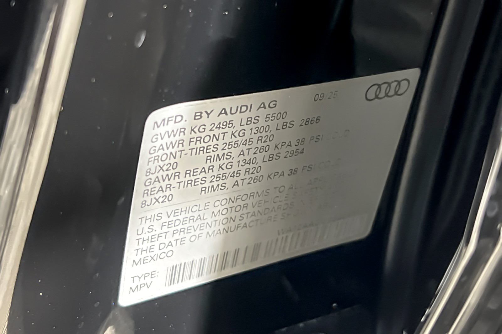 New 2025 Mythos Black Metallic Audi Premium Plus 2.0 TFSI quattro image 27