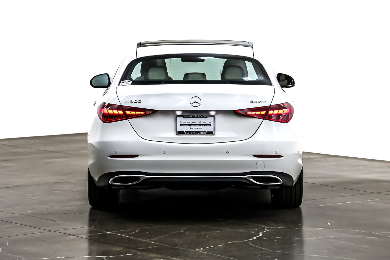 New 2025 Polar White Mercedes-Benz C 300 image 3
