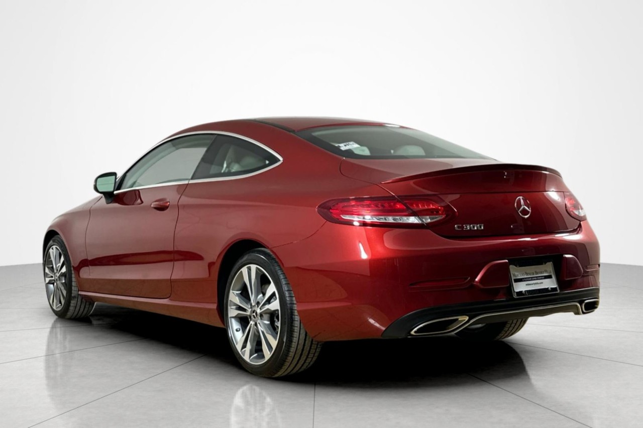 Used 2017 designo Cardinal Red Metallic Mercedes-Benz C 300 image 3
