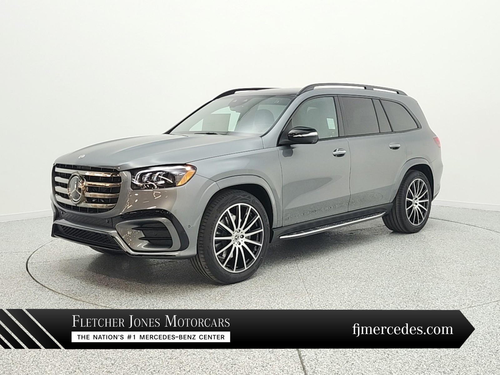 Gray (Selenite Grey Metallic) 2026 Mercedes-Benz GLS 450 4MATIC SUV / Crossover All-Wheel Drive Automatic