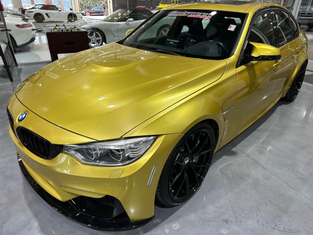Austin Yellow Metallic 2015 BMW M3 Sedan Rear-Wheel Drive Manual