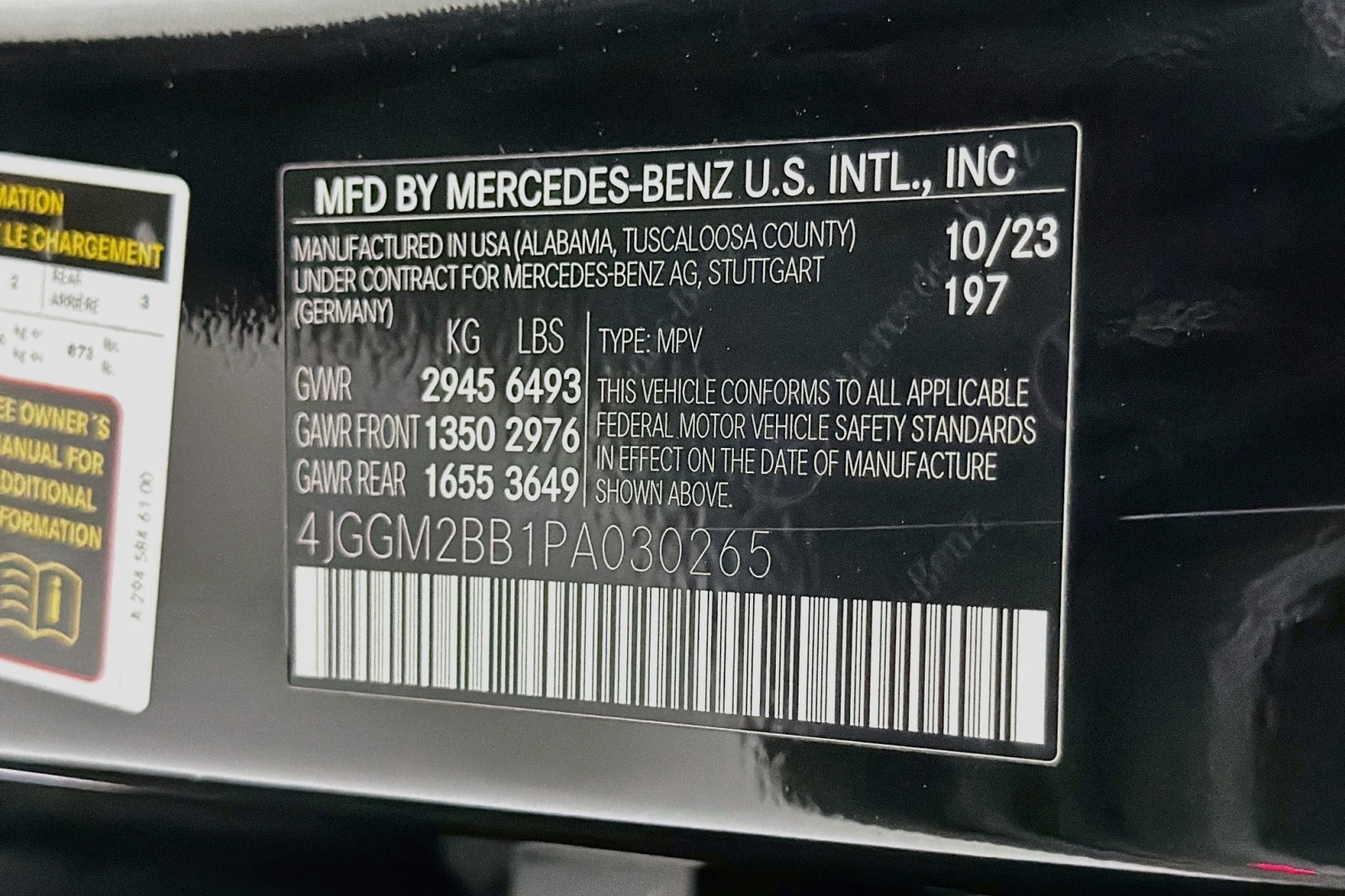 Certified Used 2023 Obsidian Black Metallic Mercedes-Benz EQE 350+ image 25