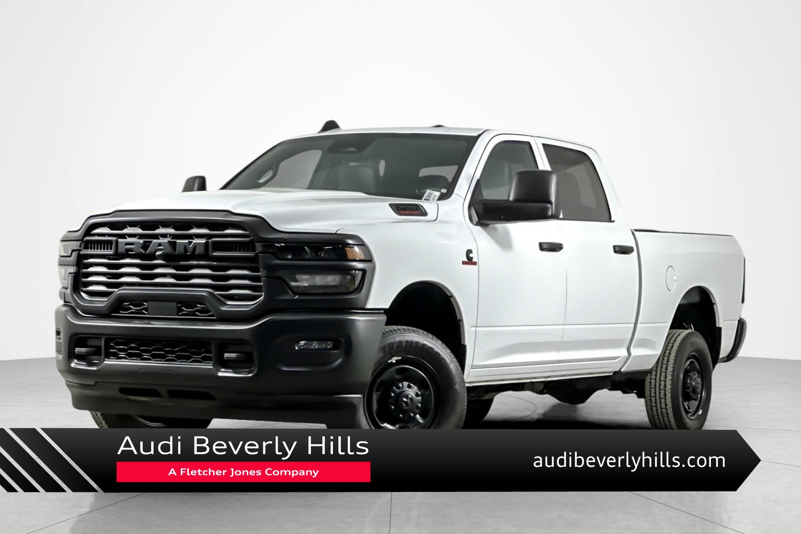 BRIGHT WHITE 2025 RAM 2500 Tradesman Crew Cab 4WD Pickup Truck Four-Wheel Drive 8-Speed Automatic