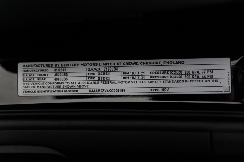 2019 Bentley Bentayga V8 V8 in , 
