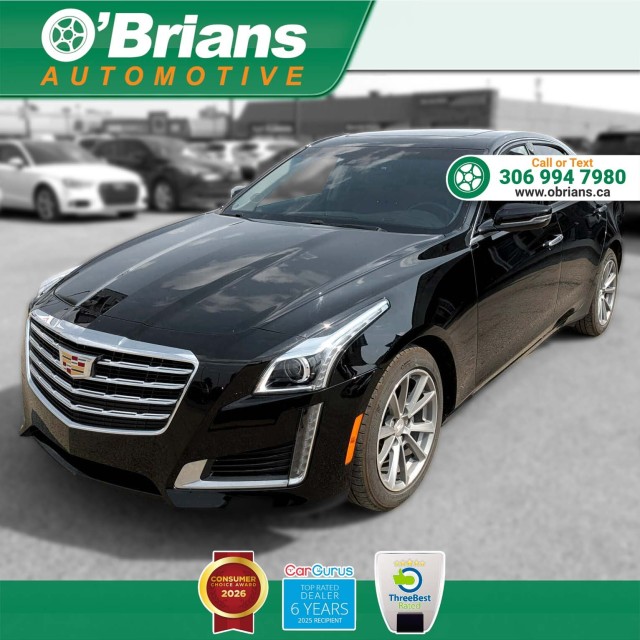  2018 Cadillac CTS 3.6L Luxury AWD Sedan All-Wheel Drive Automatic