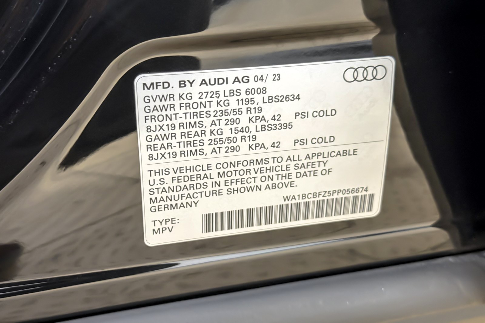 Certified Used 2023 Mythos Black Metallic Audi Premium Plus 40 RWD image 28