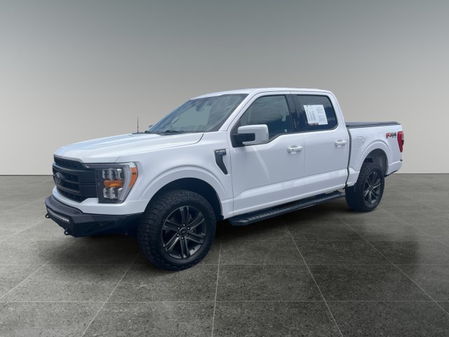 Oxford White 2021 Ford F-150 Lariat SuperCrew 4WD Pickup Truck Four-Wheel Drive Automatic