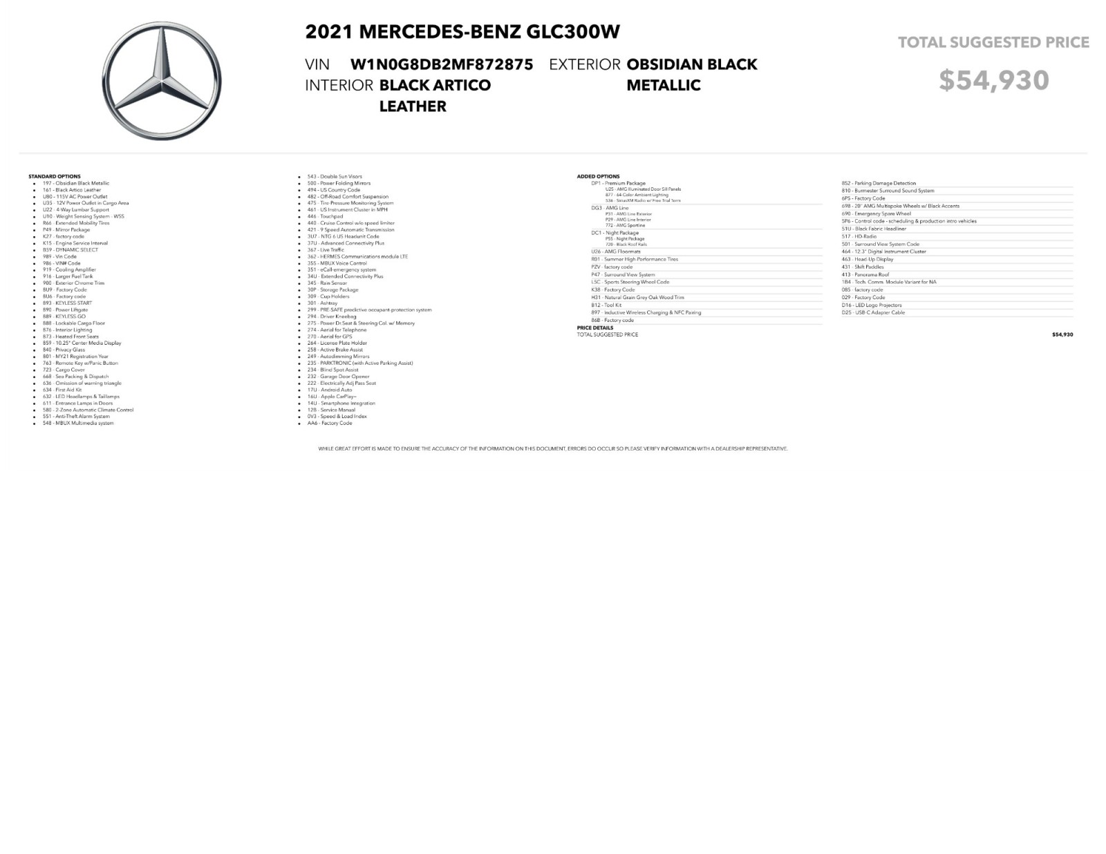 2021 Mercedes-Benz GLC 300 AMG SportLine 20Alloys PanoRoof HeatedSeats 69