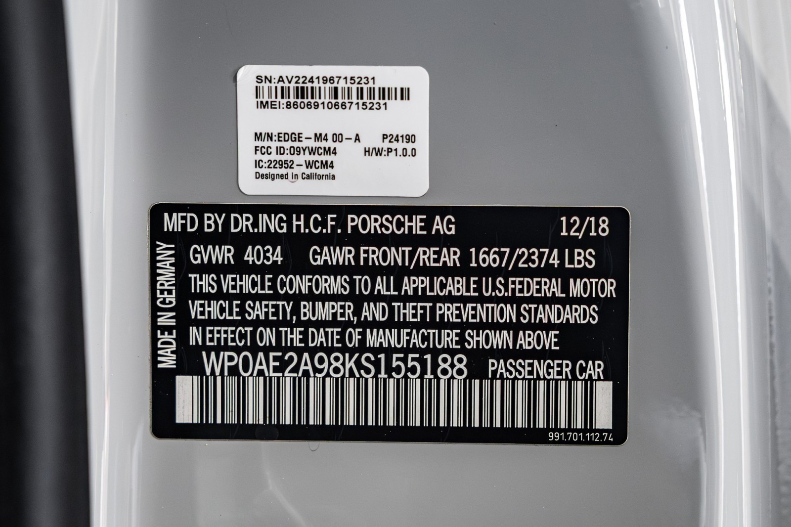 Used Car 2019 Porsche 911  Gt2 Rs For Sale Under $580,000 In Boerne, Texas