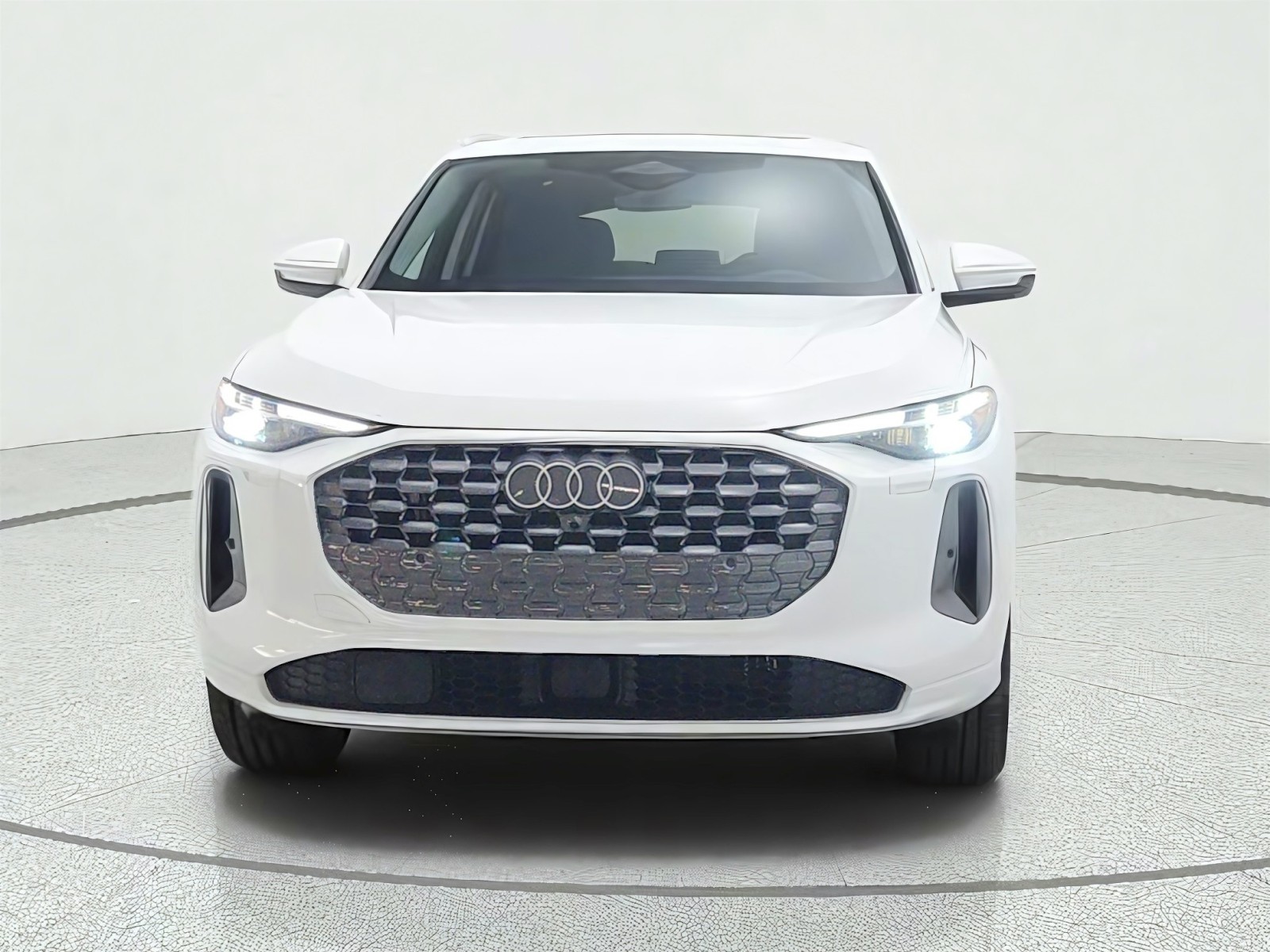 Used 2025 Glacier White Metallic Audi Premium Plus image 2