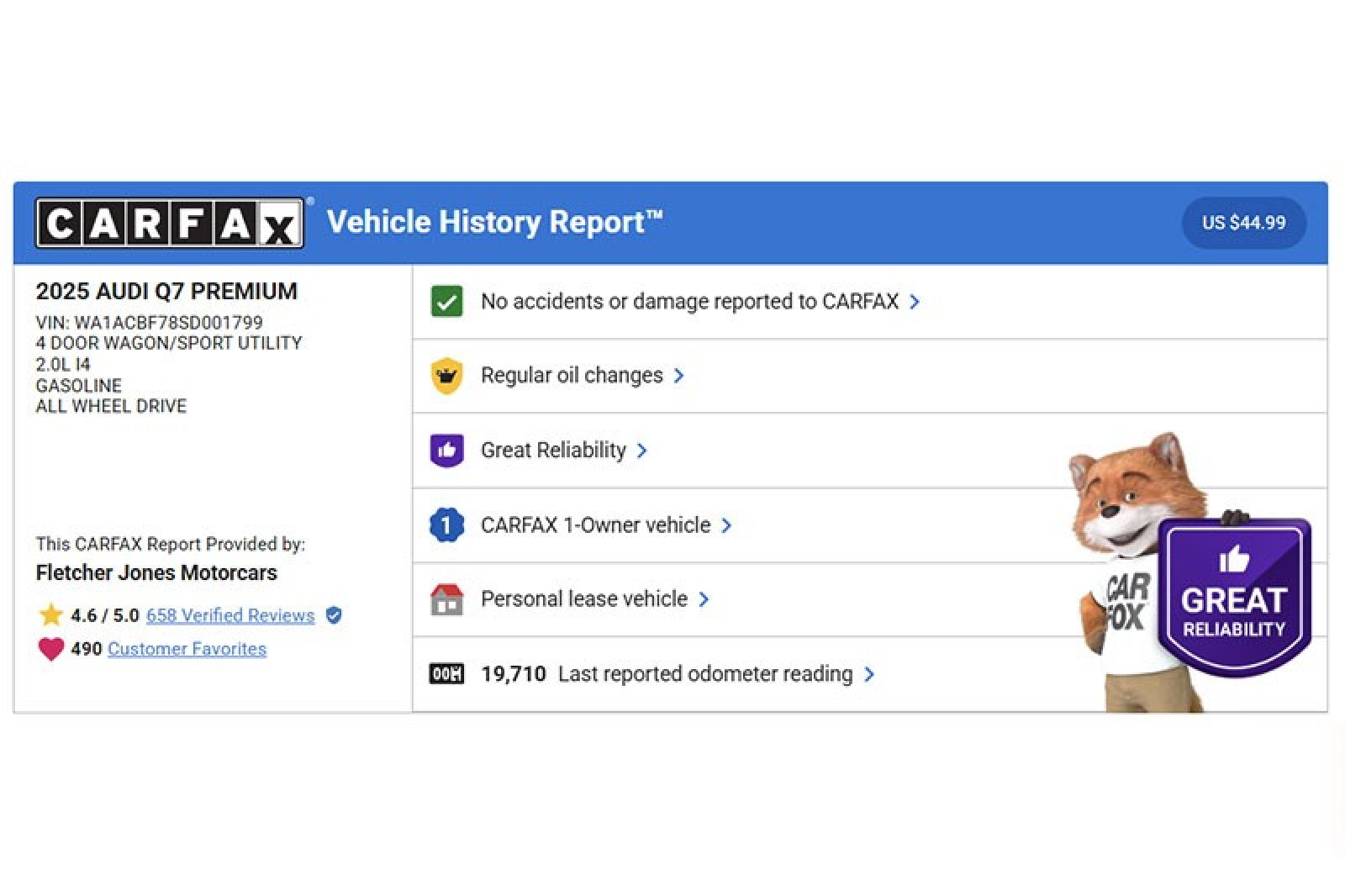 Used 2025 Glacier White Metallic Audi Premium 45 TFSI quattro image 2