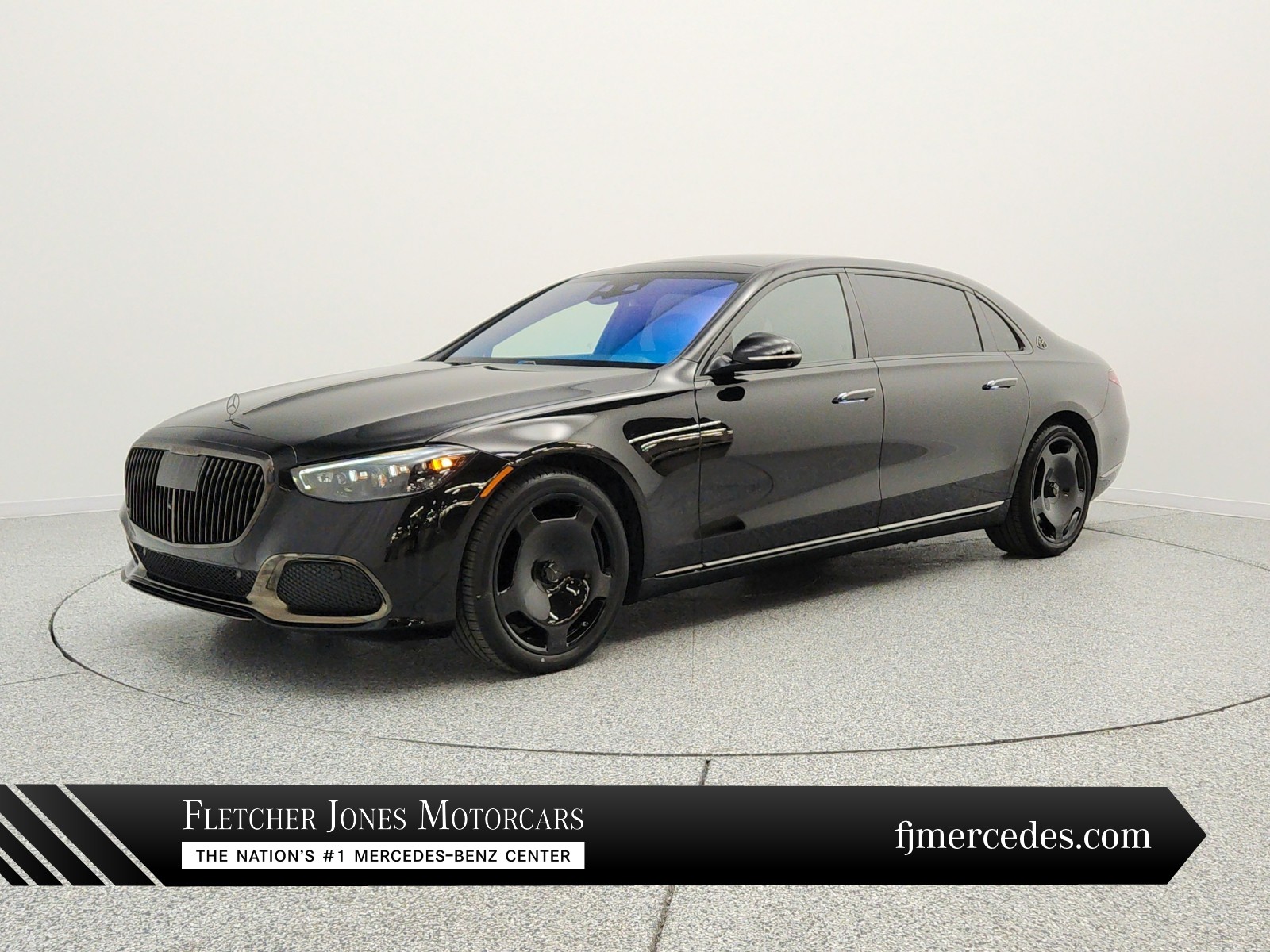 Obsidian Black Metallic 2024 Mercedes-Benz S-Class Maybach S 580 4MATIC Sedan All-Wheel Drive Automatic