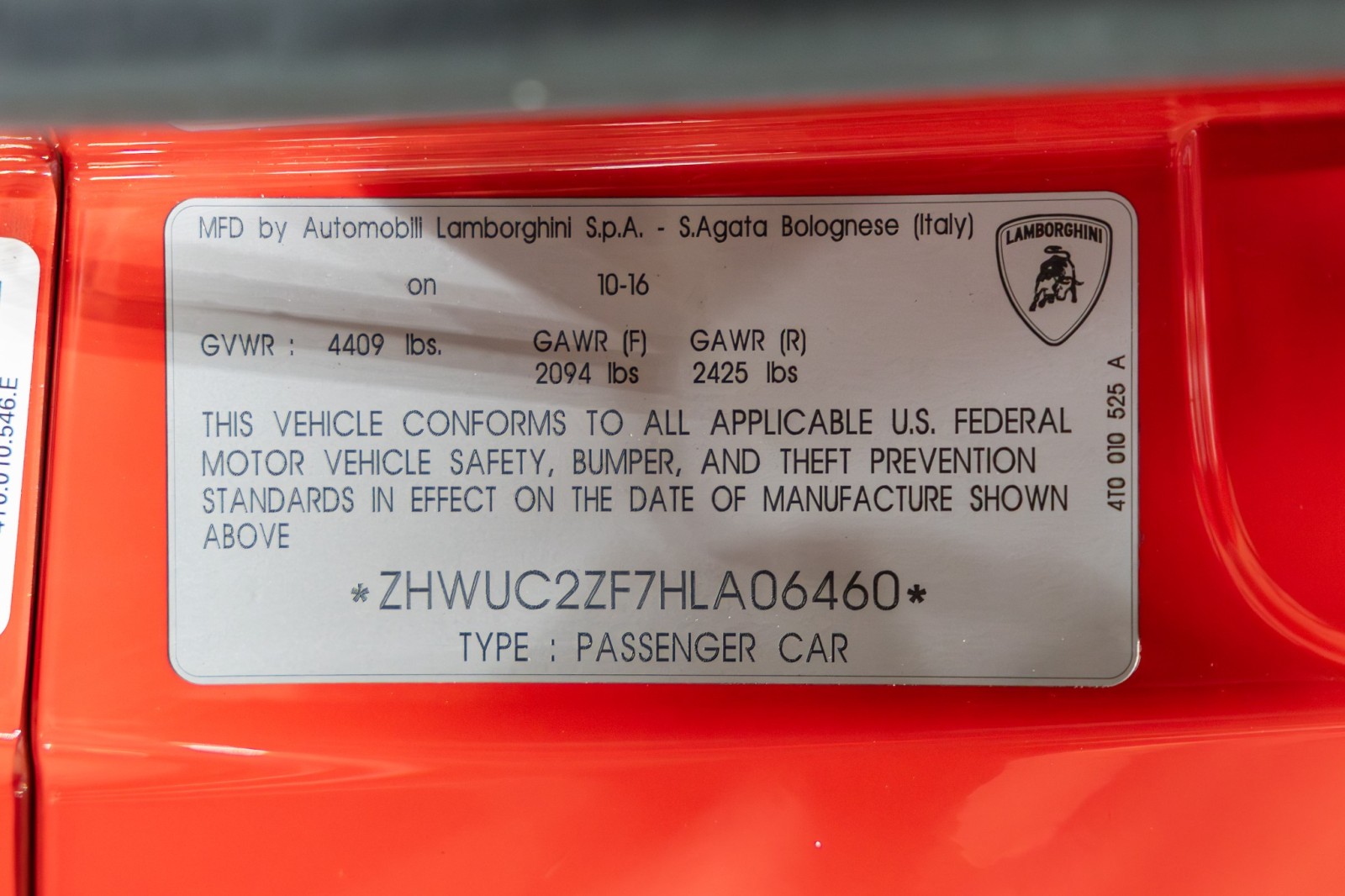 Used Car 2017 Lamborghini Huracan  - Giano Wheels - Rosso Mars Metallic - Transparent Engine Bonnet For Sale Under $220,000 In Boerne, Texas