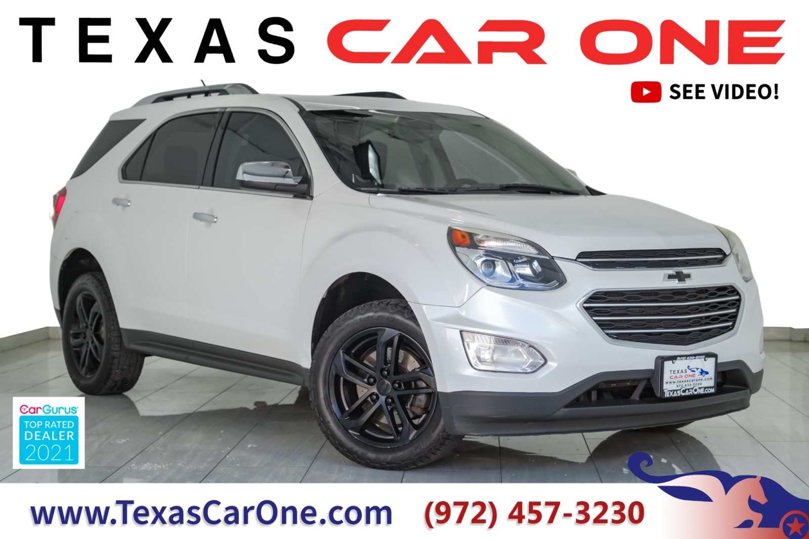 2016 Chevrolet Equinox LTZ AWD NAVIGATION SUNROOF LEATHER HEATED SEATS RE 1