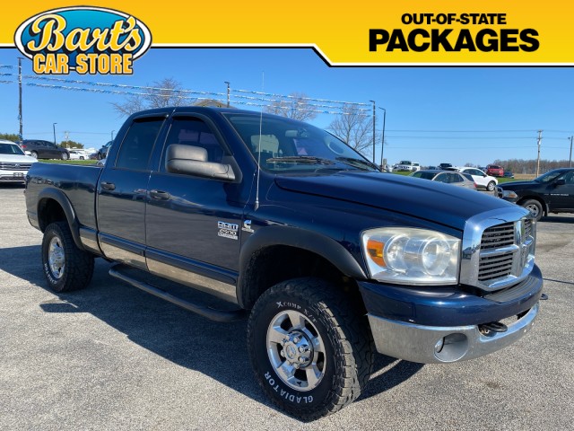 Patriot Blue Pearl 2007 Dodge RAM 2500 SLT Quad Cab 4WD Pickup Truck Four-Wheel Drive Automatic