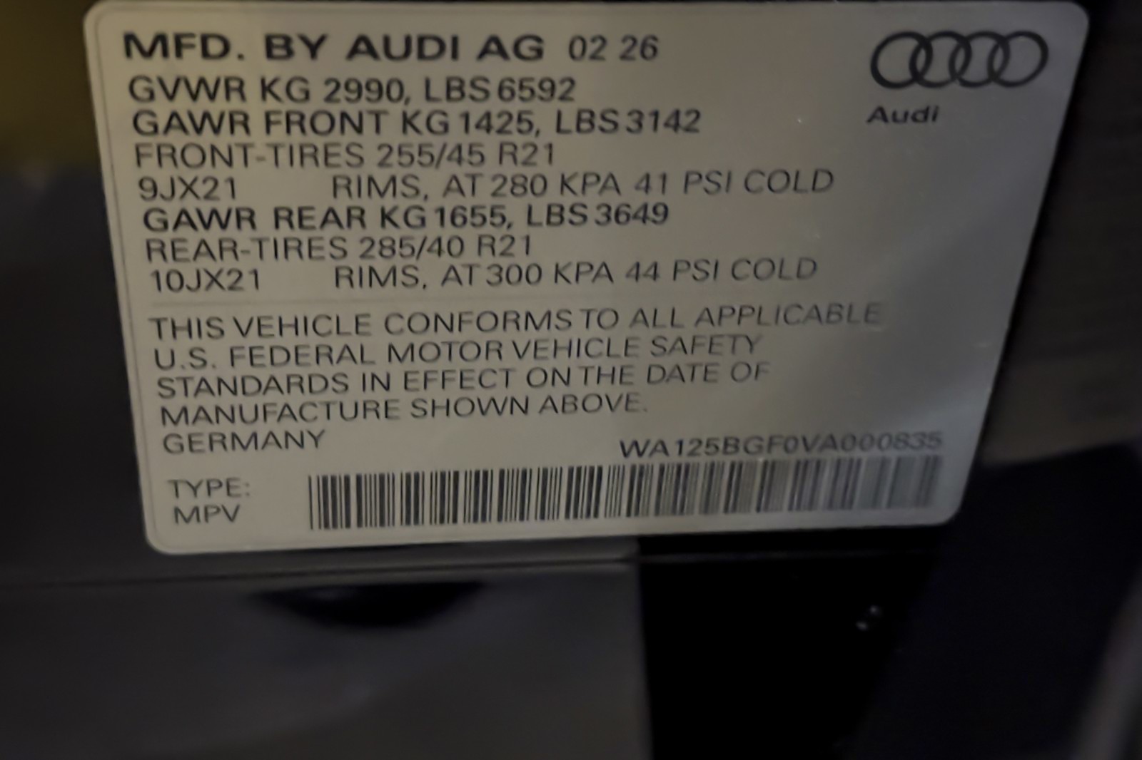 New 2027 Mythos Black Metallic Audi Premium Plus quattro image 23