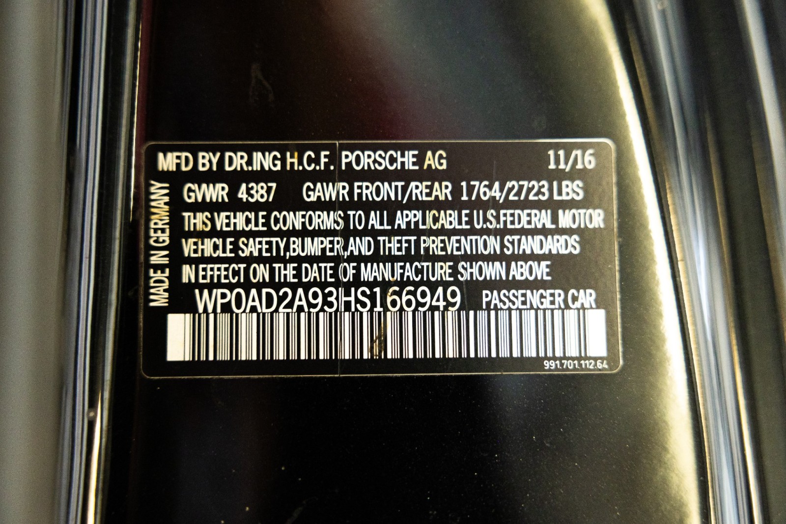 Used Car 2017 Porsche 911  Turbo S For Sale Under $210,000 In Boerne, Texas