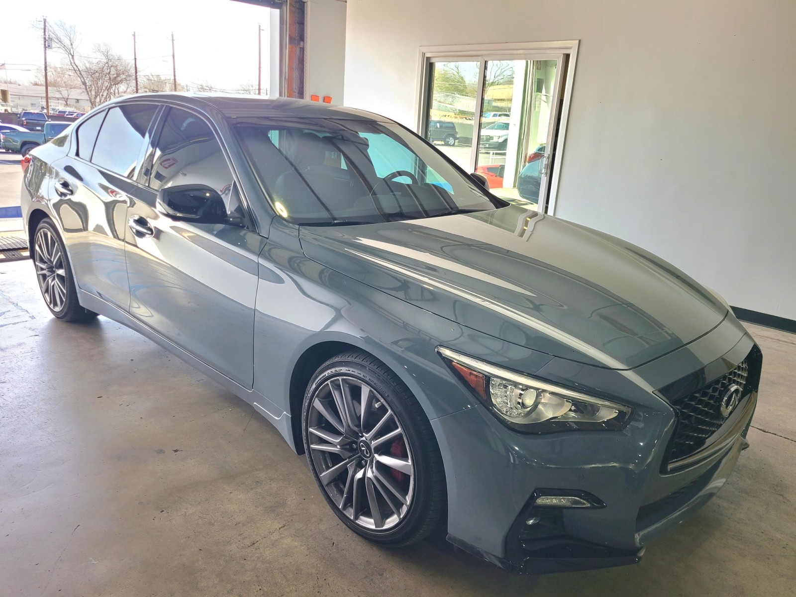 Used Car 2022 Infiniti Q50  Red Sport 400 For Sale Under $40,000 In Austin, Texas