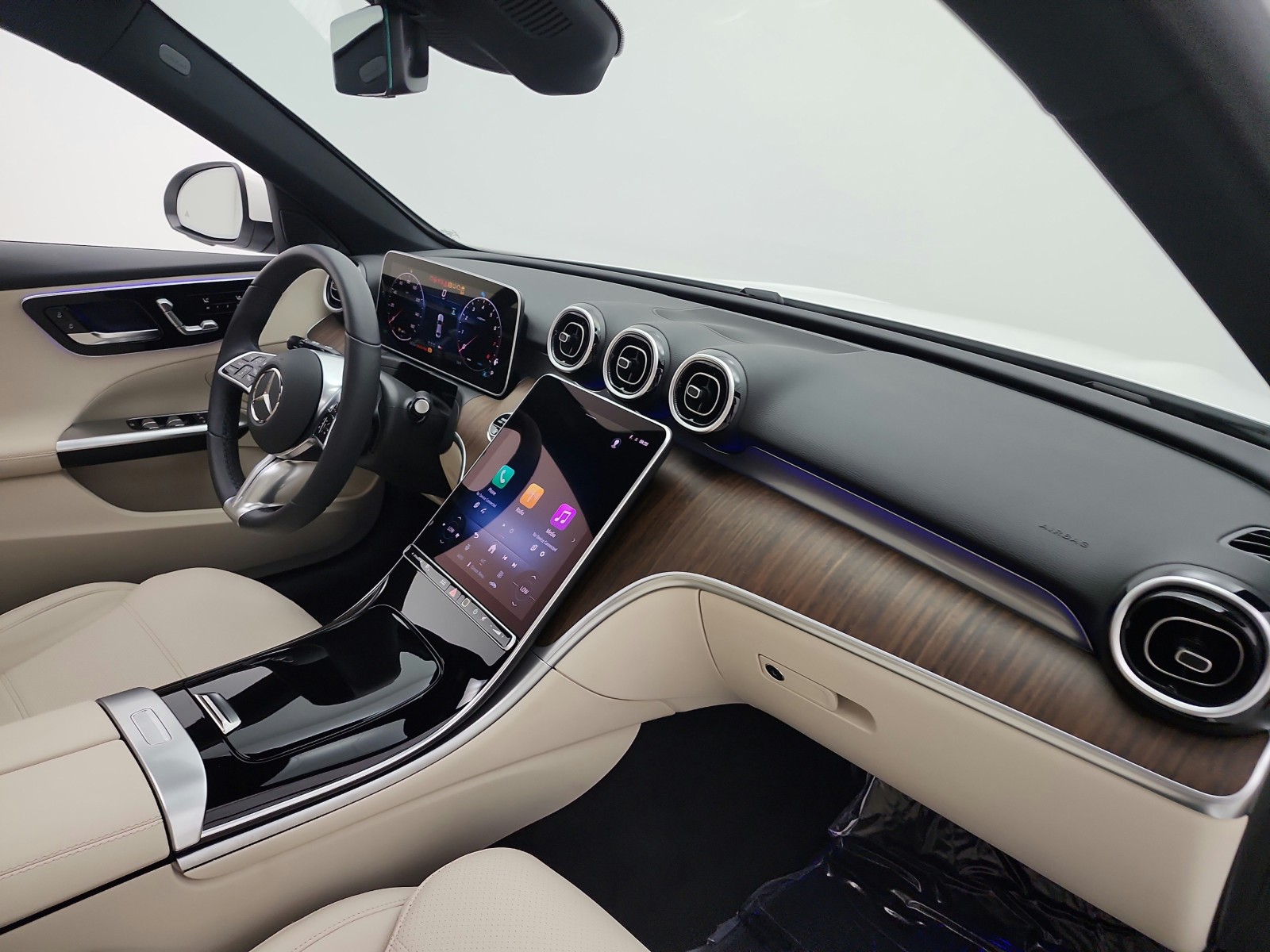 Certified Used 2025 Polar White Mercedes-Benz C 300 Sedan image 19