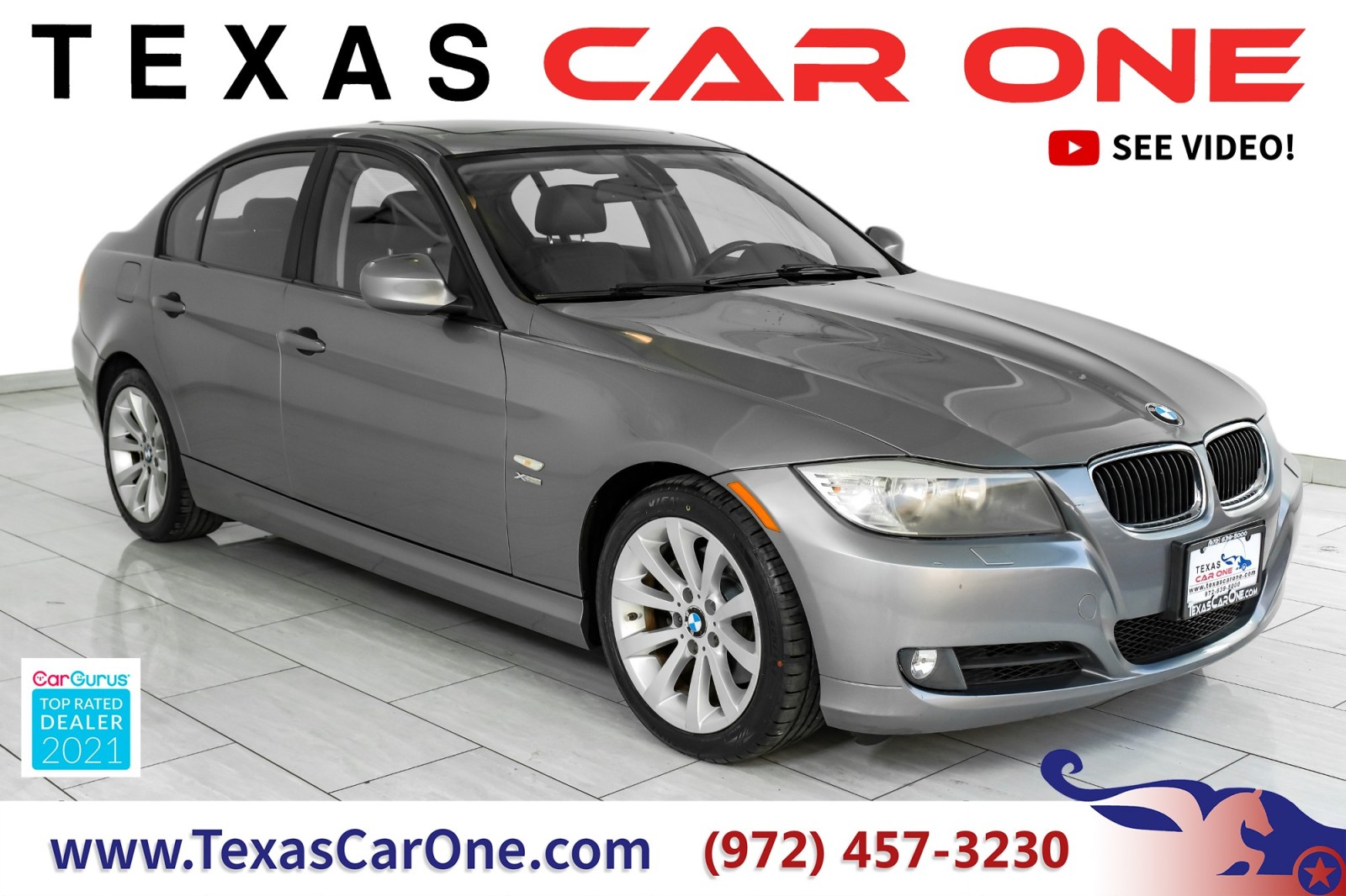 2011 BMW 328i xDrive AWD AUTOMATIC PREMIUM PKG SUNROOF LEATHER HEATED S 1