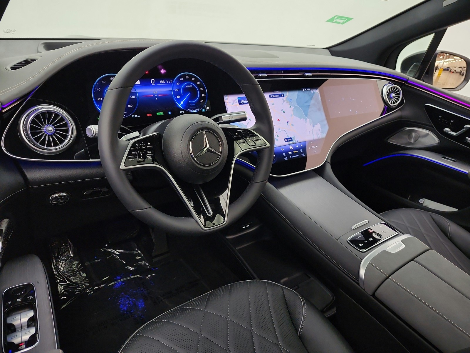 New 2026 Black Mercedes-Benz EQS 400 4MATIC® SUV image 9