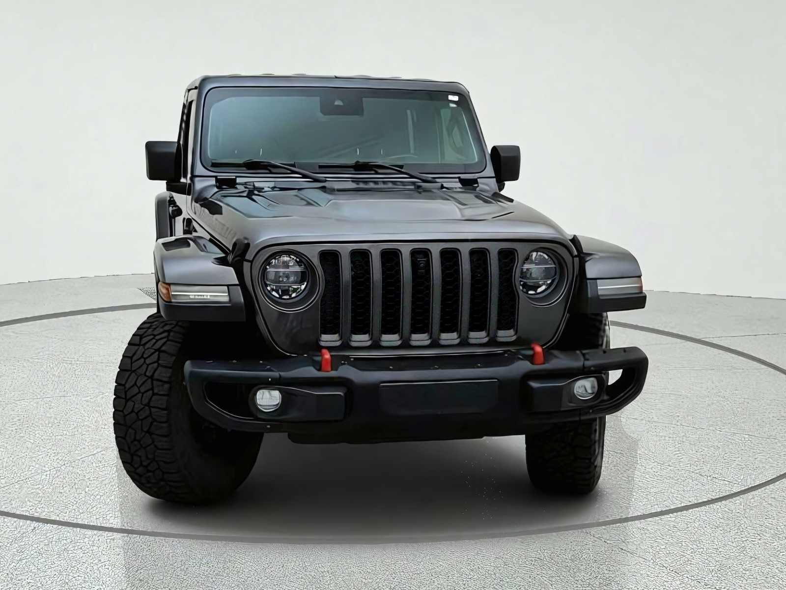 Used 2021 Granite Crystal Metallic Clearcoat Jeep Rubicon image 3