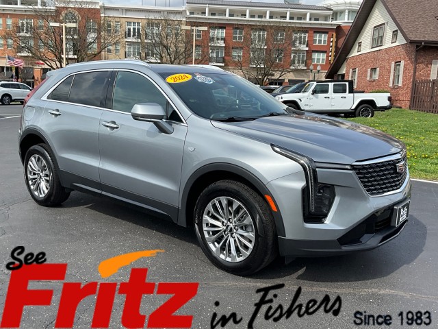 Argent Silver Metallic 2024 Cadillac XT4 Premium Luxury AWD SUV / Crossover Four-Wheel Drive Automatic