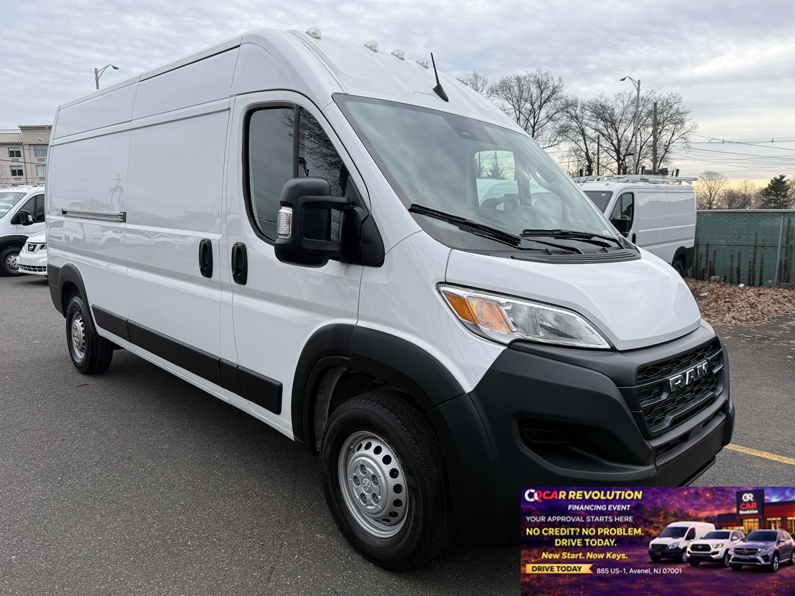 Bright White Clearcoat 2025 RAM ProMaster 2500 Tradesman 159 High Roof Cargo Van FWD Van Front-Wheel Drive Automatic